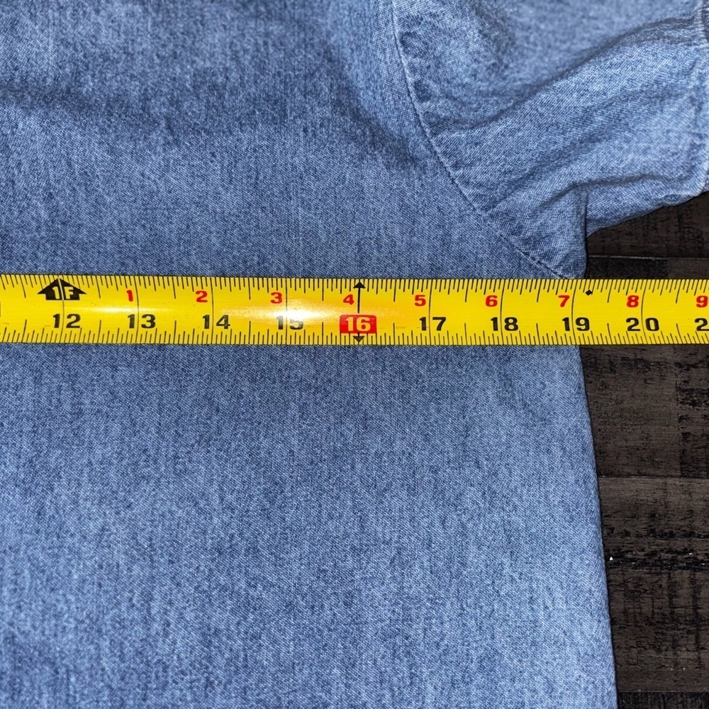 FADS vintage denim dress size 8 with pockets - Picture 13 of 14